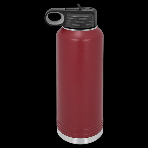 Laser Engraved Knitting Pattern 40 Oz Water Bottle